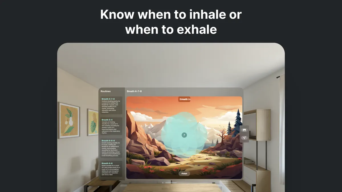 Breathing Exercises Aura Flow screenshot 1