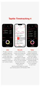 Taptile Timetracking 4 screenshot #2 for iPhone