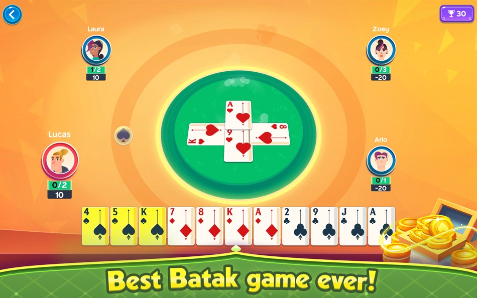 #3. Batak - Trick Taking Game (macOS) 由: Ironjaw Studios Private Limited