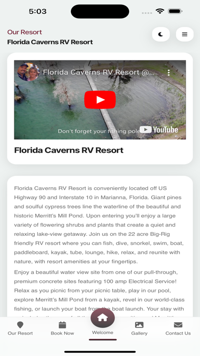 FL Caverns RV Screenshot