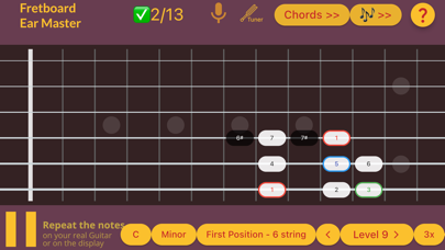 Guitar Fretboard Ear Master Screenshot