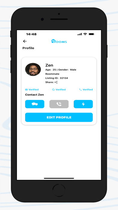 Rooms: find-a-roommate Screenshot