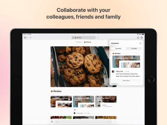 Craft: Write docs, AI editing iPad app afbeelding 9