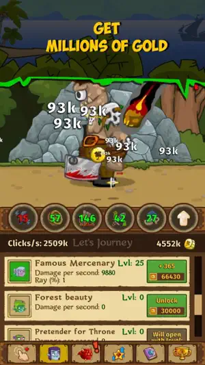 Monster Hunt Clicker - Ruins screenshot 2