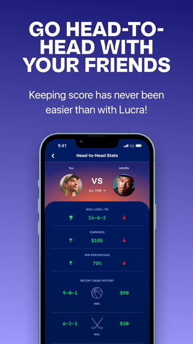 Lucra Sports & Games Screenshot