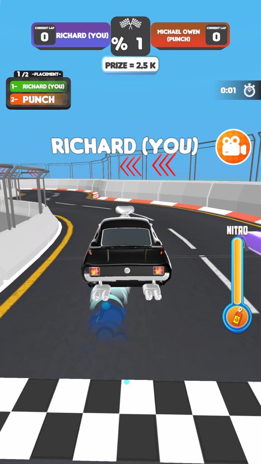 #4. Clicker Racing 3D (iOS) 由: MondayOFF