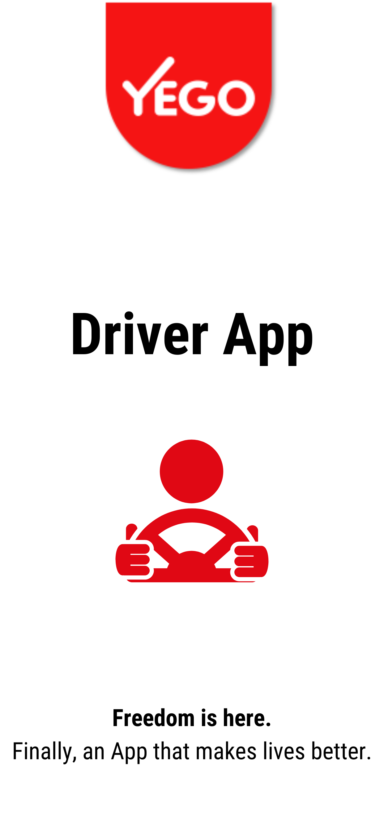 YEGO - Driver: Drive & thrive!