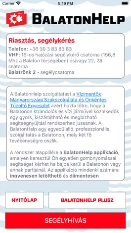 Game screenshot BalatonHelp VMSZ apk