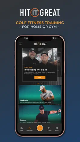 Game screenshot Golf Fitness by HIT IT GREAT® apk