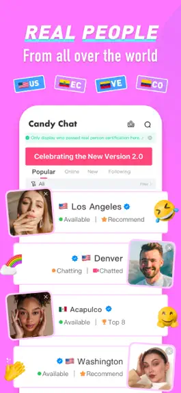 Game screenshot Candy Chat - Live video chat apk