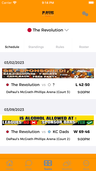 Players Sports Chicago Screenshot 2 - AppWisp.com Players Sports Chicago Screenshot 2 - AppWisp.com
