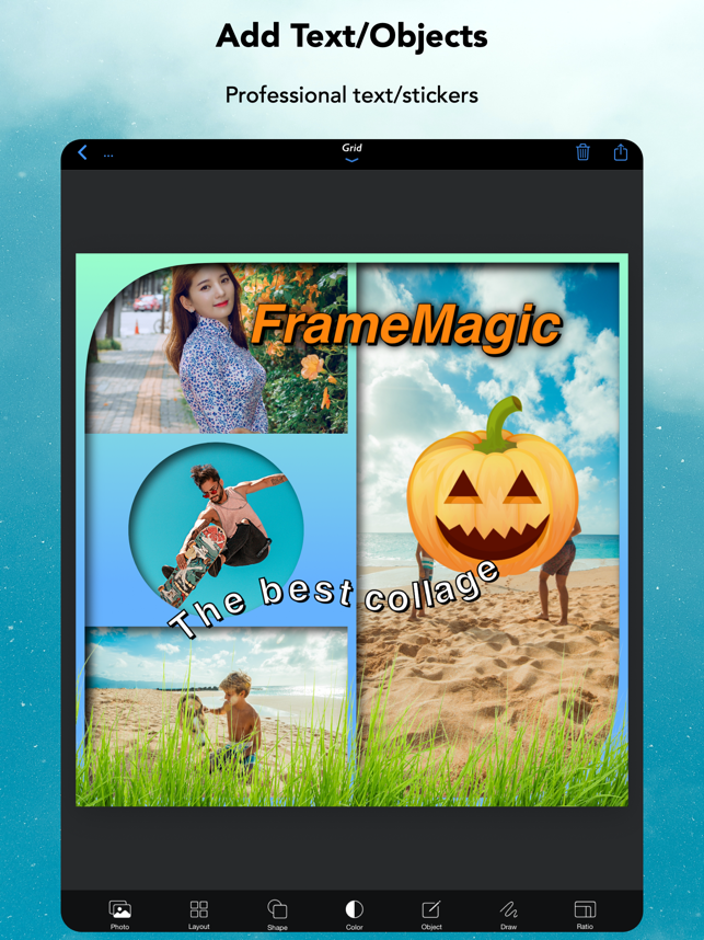 ‎FrameMagic - Collage-Macher Screenshot