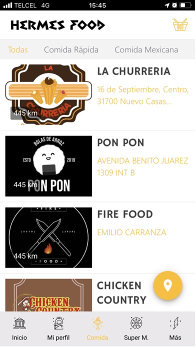 Hermes Food Screenshot