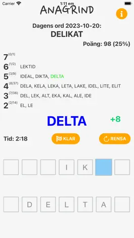 Game screenshot Anagrind apk