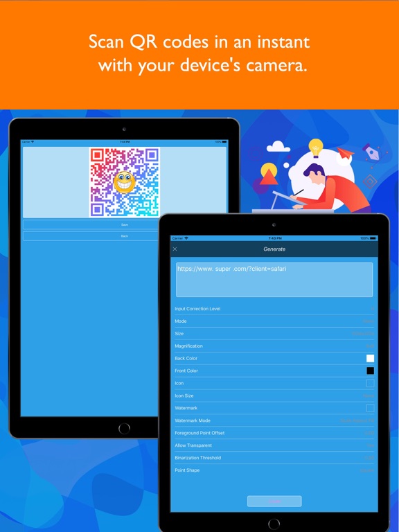 Screenshot #2 for QR Code Barcode Scanner .