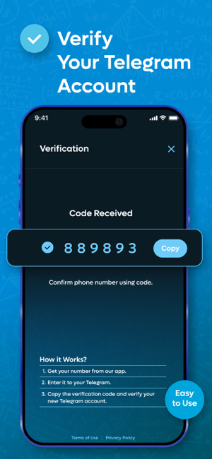 ‎Telegnum: Virtual Phone Number Capture d'écran