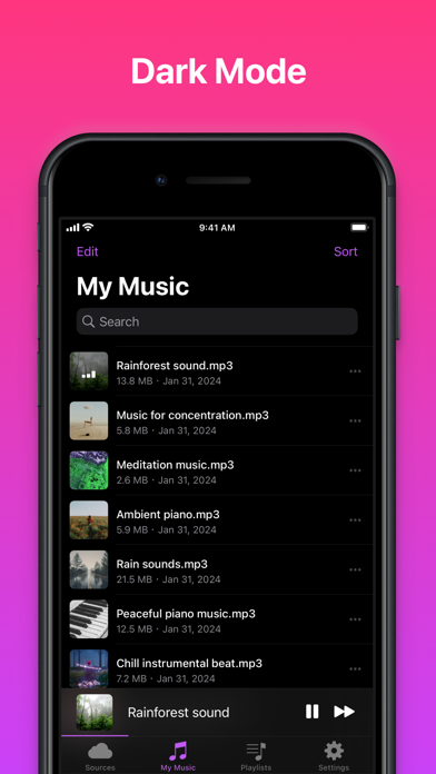 Mix - Offline Music Player Screenshot