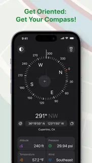 compass and altimeter hq iphone screenshot 1
