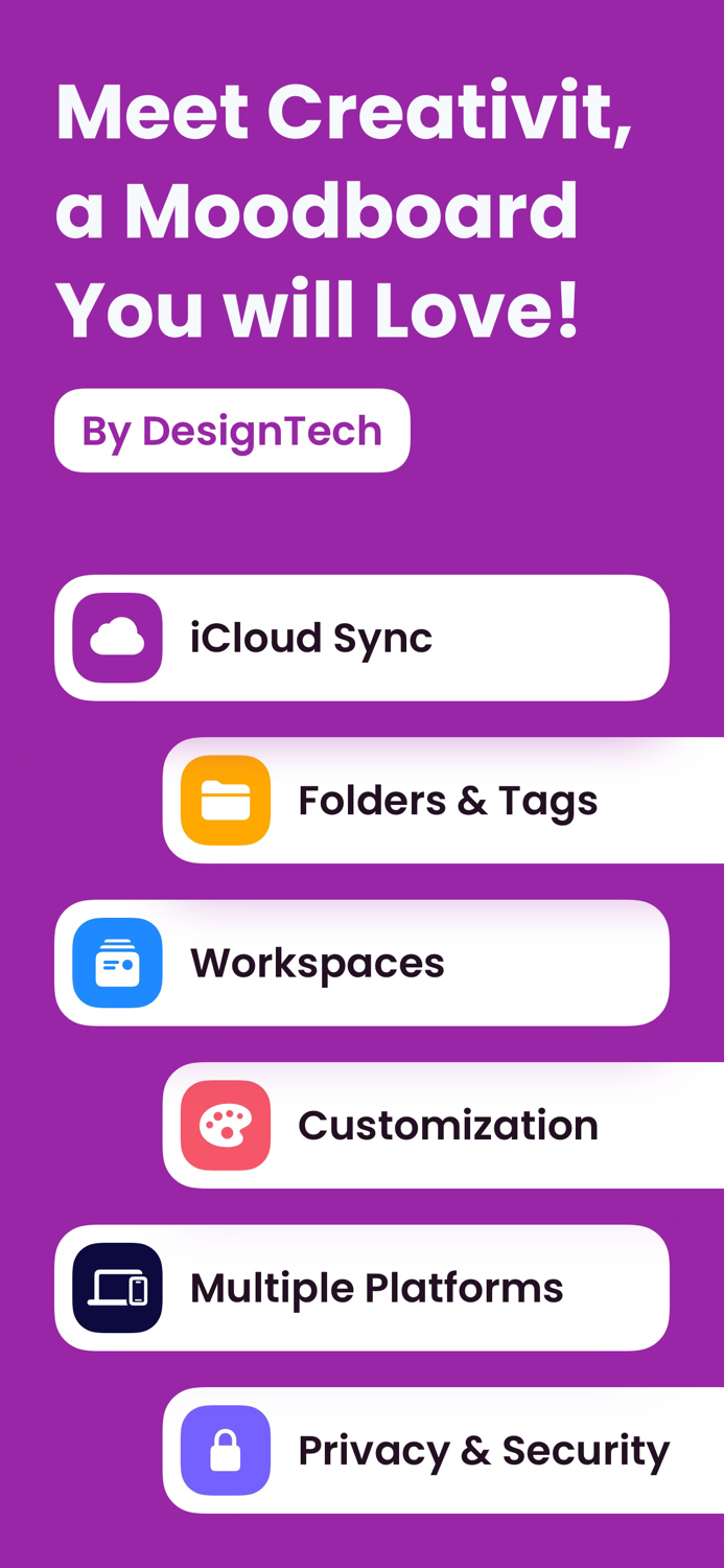 Creativit Mood Board and Vision