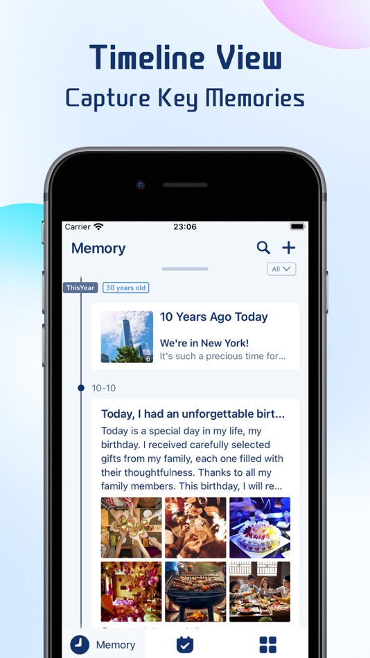 #2. Memo - Timeline · Anniversary (iOS) 由: 峰峰 李