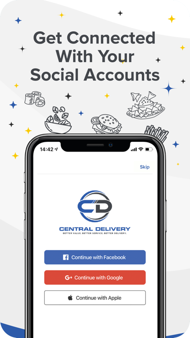 Central Delivery LLC Screenshot