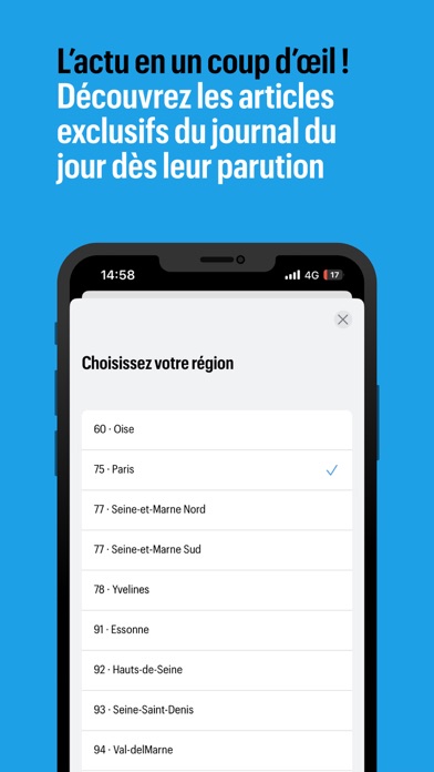 Journal Le Parisien Screenshot