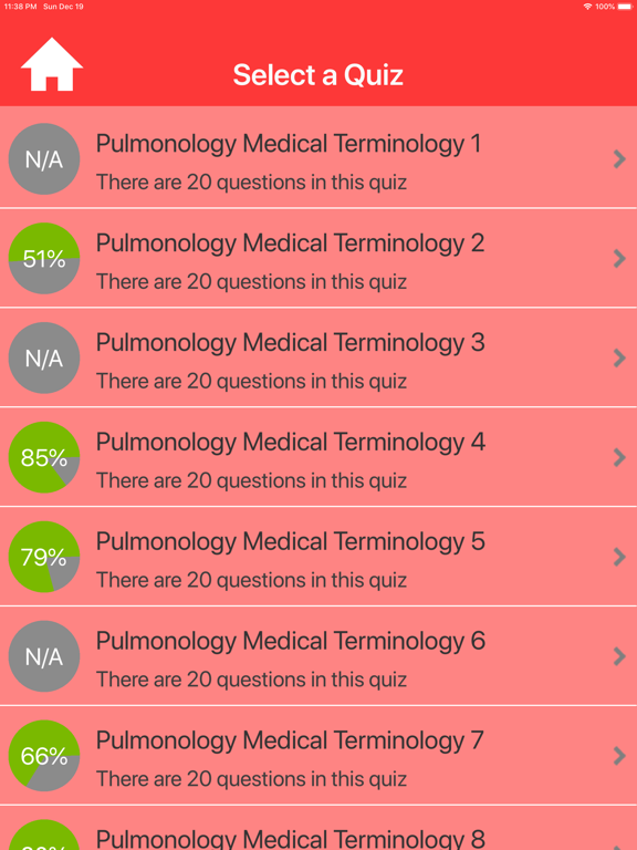Pulmonology Medical Terms Quizのおすすめ画像2