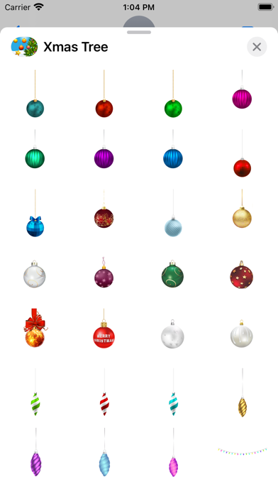 Decor Christmas Tree Stickers Screenshot