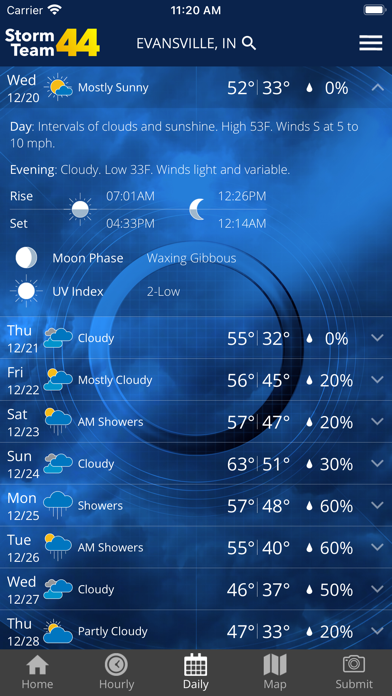 Storm Team 44 - WEVV Weather Screenshot