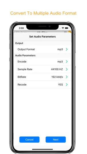 MP3 Converter & Video To Audio iPhone Ekran Görüntüsü 3