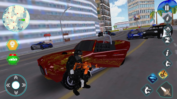 Police Chase Gangster Car Game screenshot-5