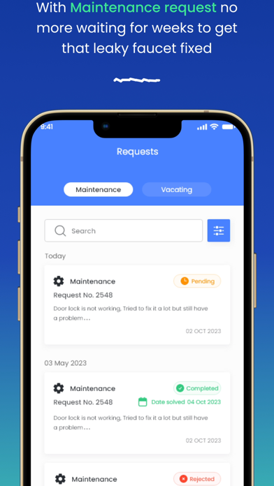PropertyNet Tenant Screenshot