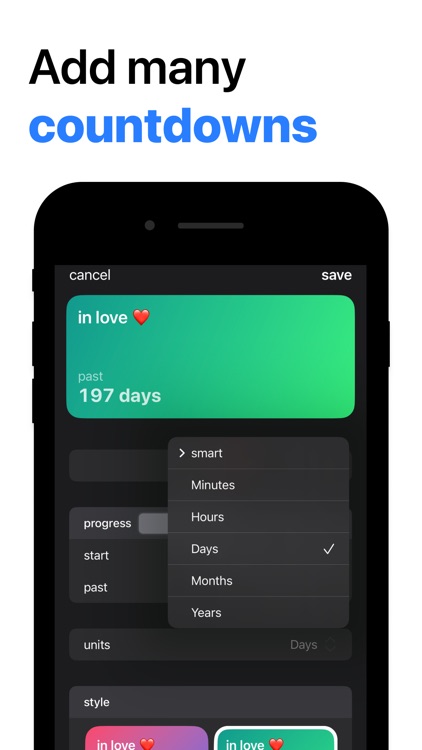 Countdown: Progress Widget