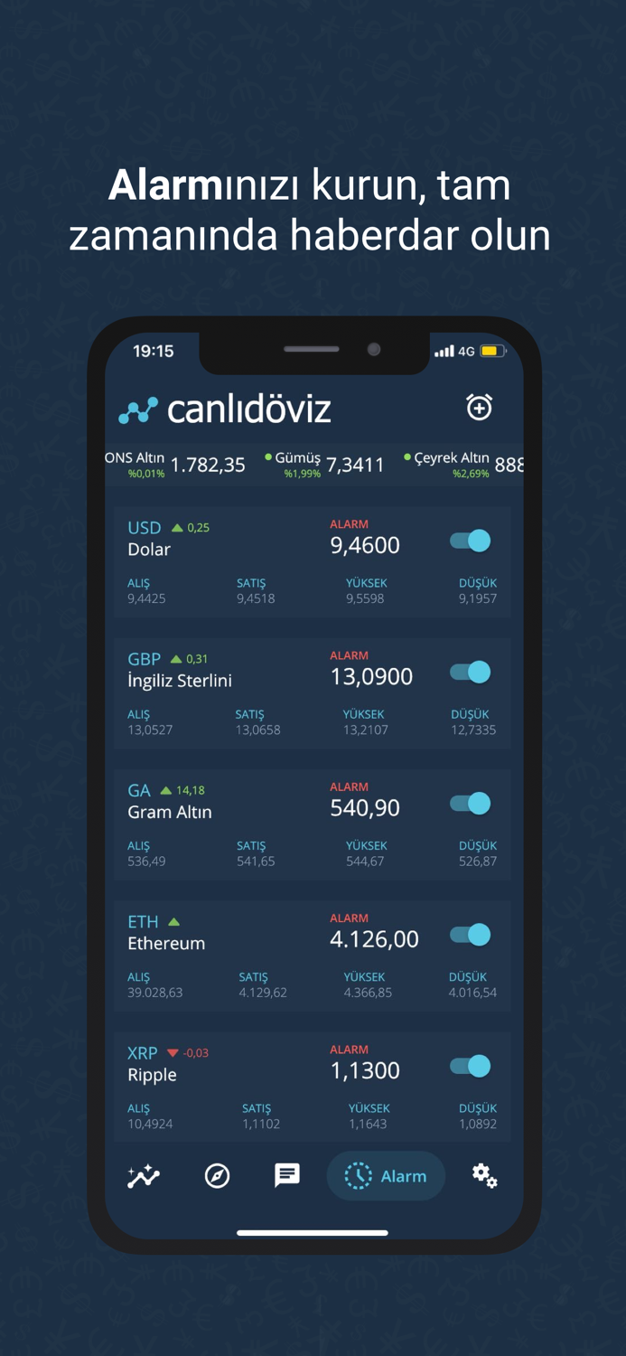 Döviz App - Canlı Altın Borsa