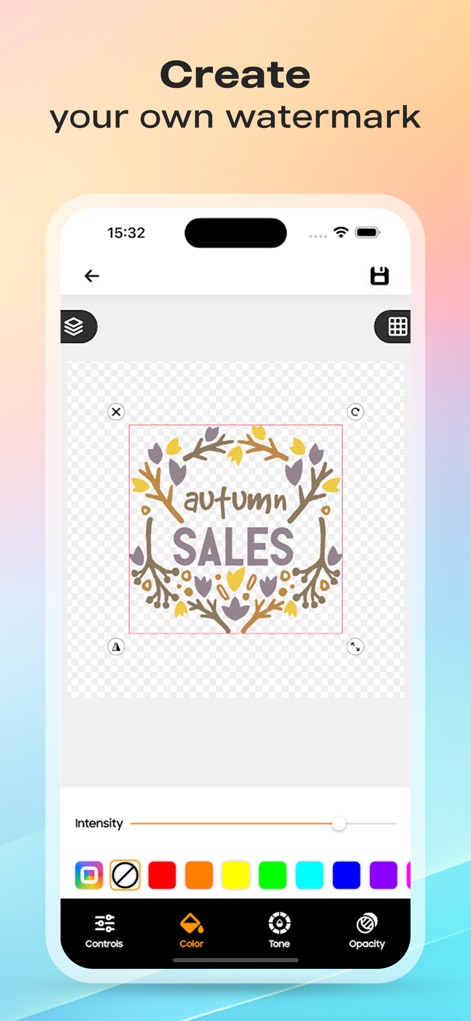 Watermark: Logo, Text on Photo - Photo & Video App | MWM