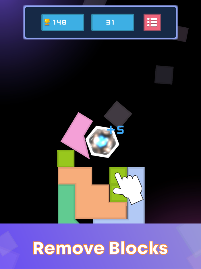 Hexagon Drop - Fun Physics