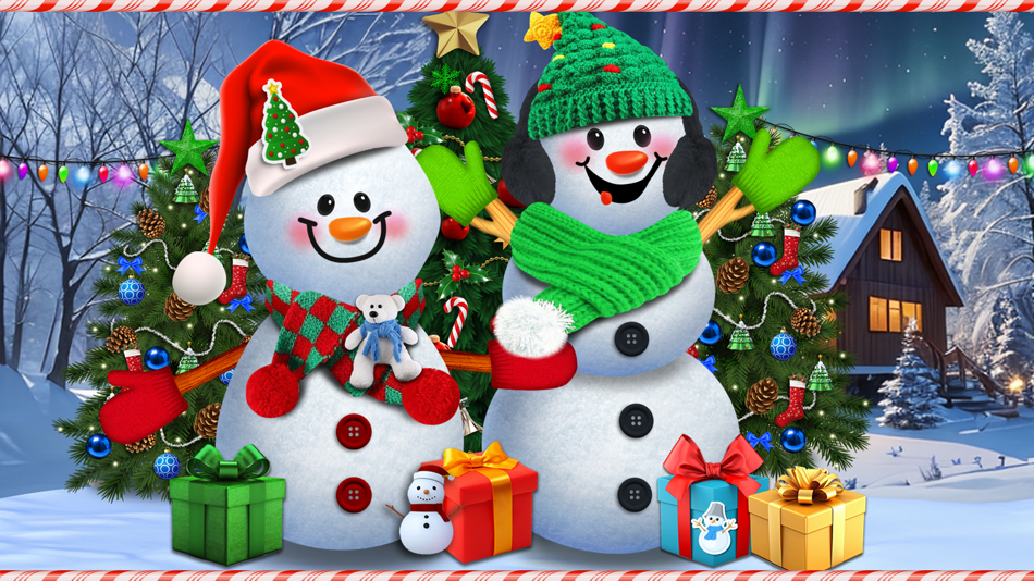 #8. Christmas Tree & Snowman Maker (iOS) 由: Brainfull, LLC