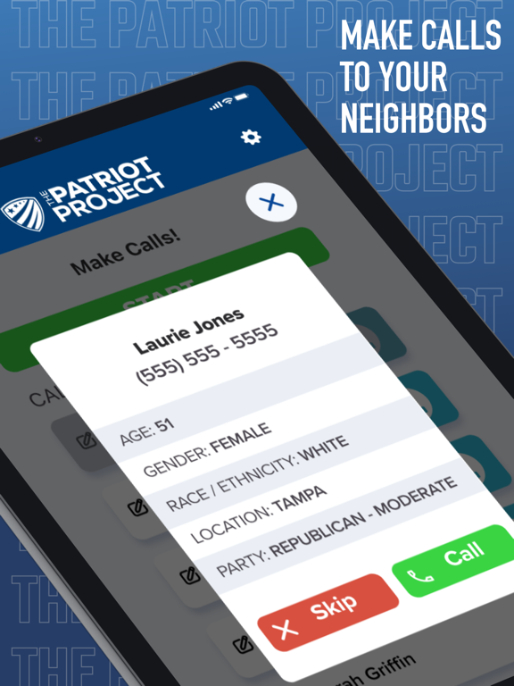 The Patriot Project iPad screenshot 4 - News app