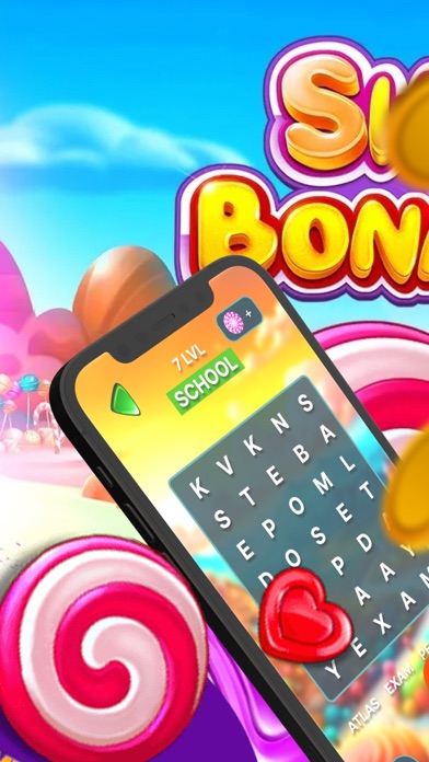 Sweet Bonanza: Find Right Word Screenshot