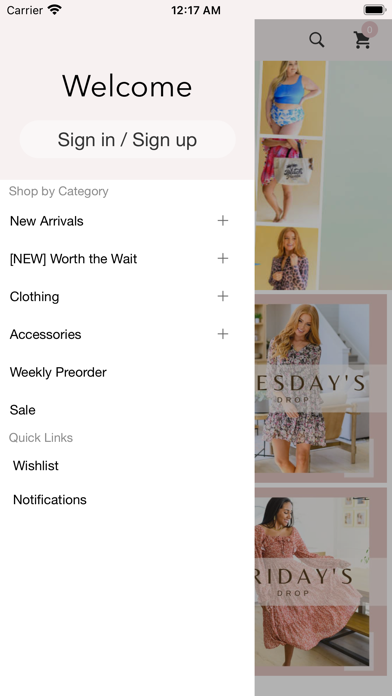 Patti Rose Boutique Screenshot