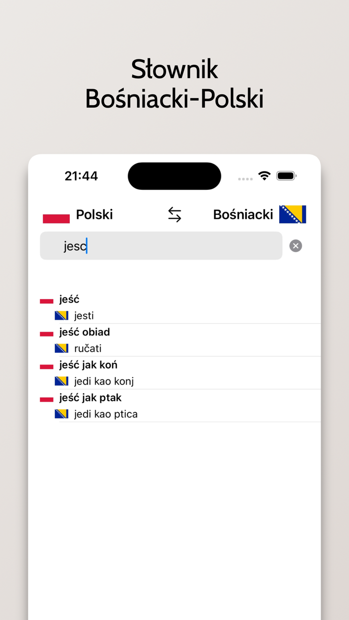 Słownik Bośniacki-Polski