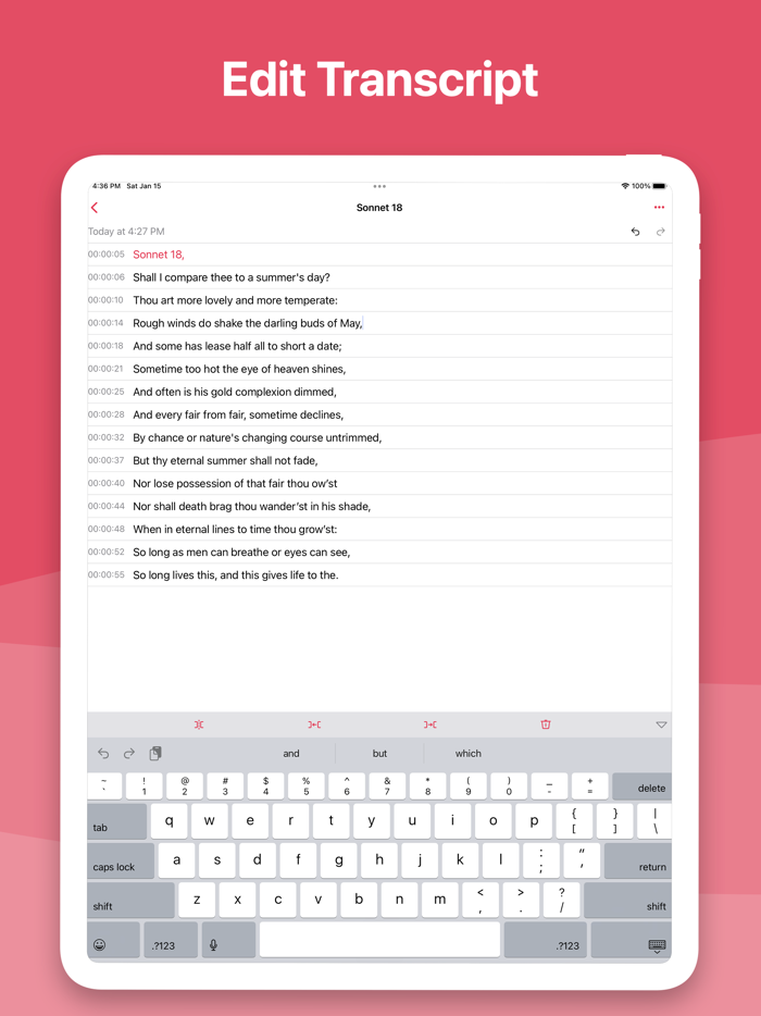 Transcribe Recorder - Memo