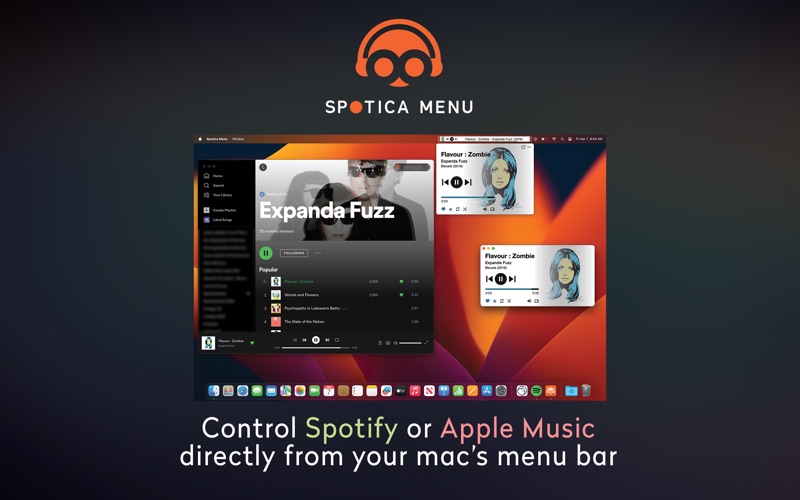 Screenshot #1 pour Spotica Menu