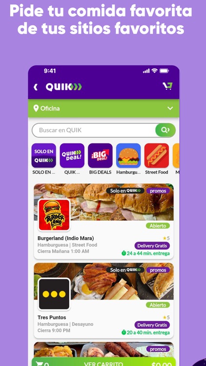 QUIK: Pago y Delivery screenshot-3