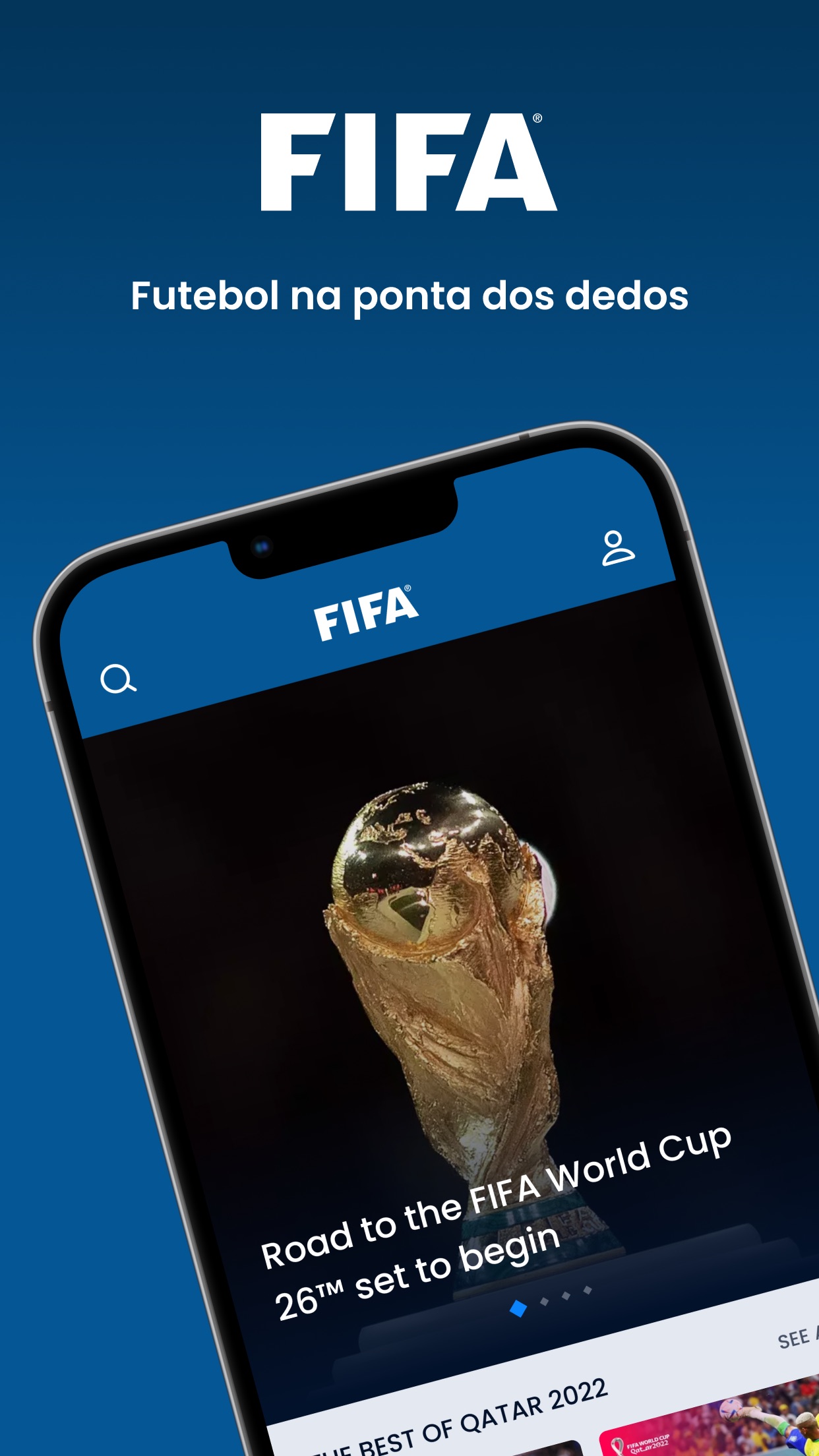 Screenshot do app O app oficial da FIFA