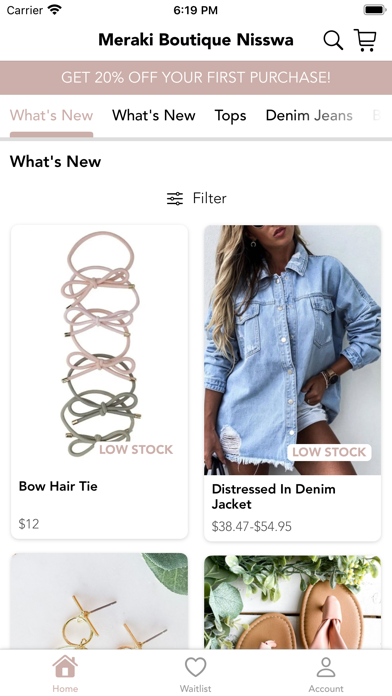 Meraki Boutique Nisswa Screenshot