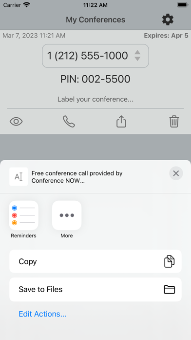 Conference NOW Screenshot