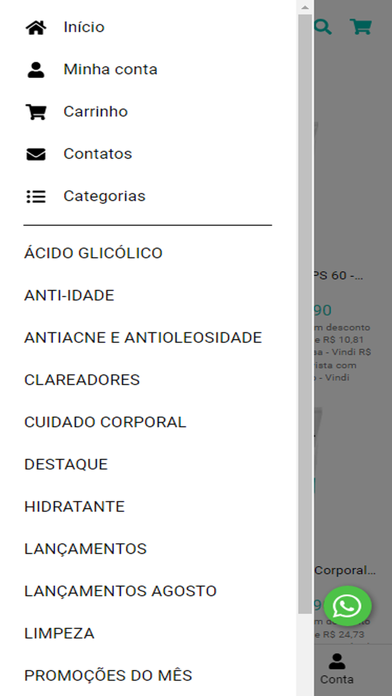 La Cutanée Dermocosméticos Screenshot
