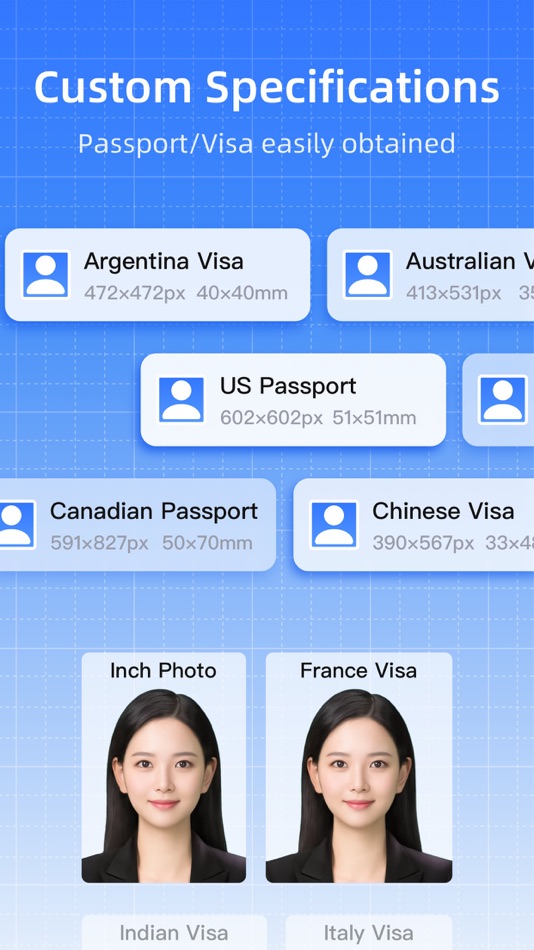 一寸证件照相机-手机智能证件照&身份证&美图换底 - 3.2.3 - (iOS)