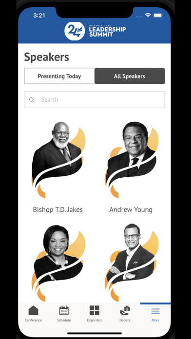 T.D. Jakes Conferences Screenshot